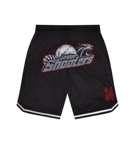 Shorts De Baloncesto Shooters - Negro/Rojo