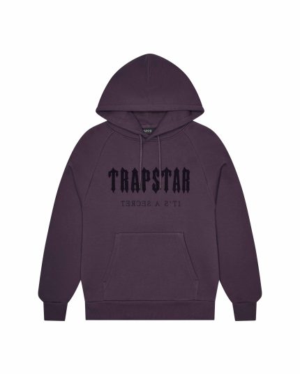 Sudadera Con Capucha Trapstar Decoded De Chenilla - Obsidiana