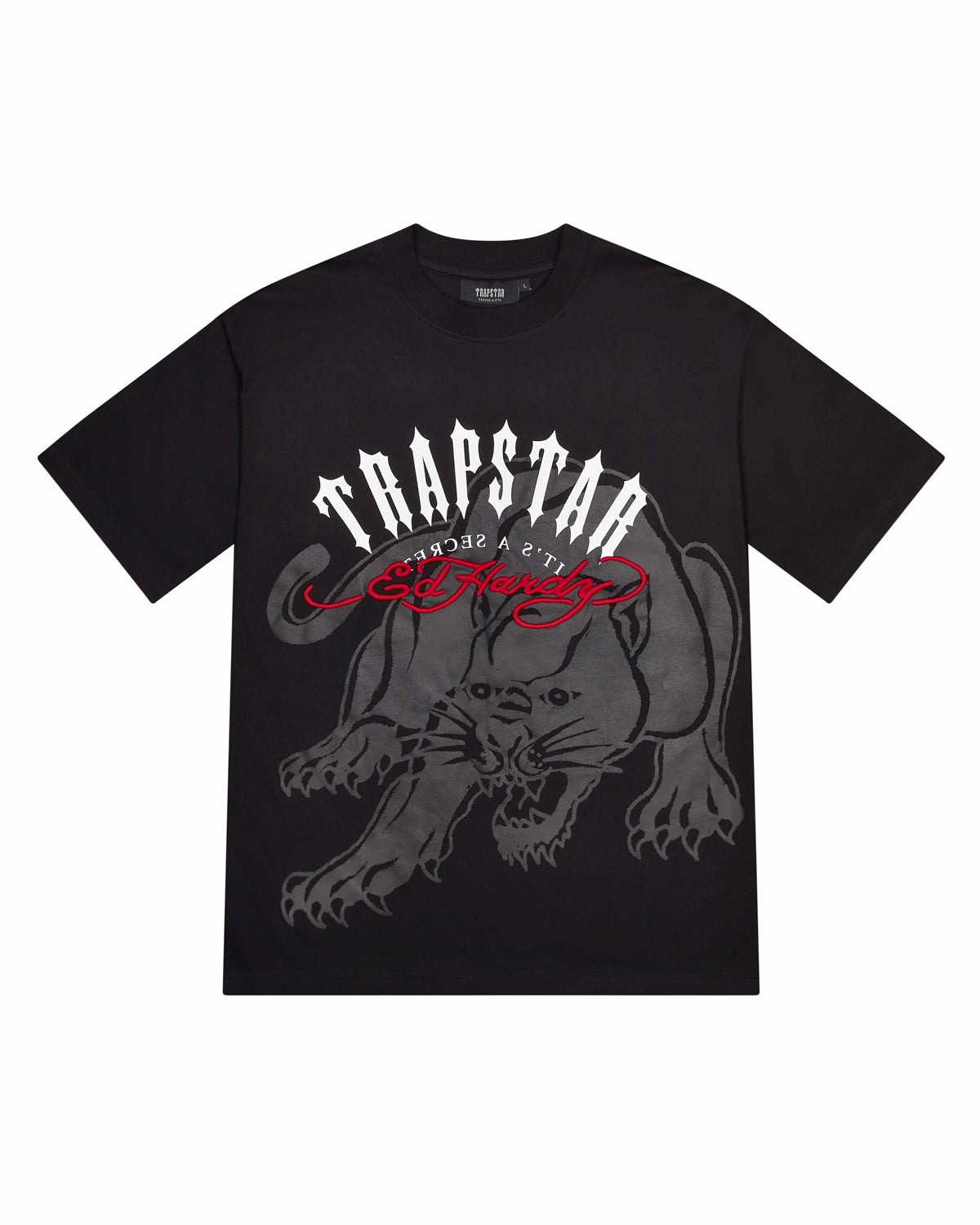 トップス trapstar x edhardy Trapstar x Ed Hardy Waffle LS Top - Black/White | Parallel
