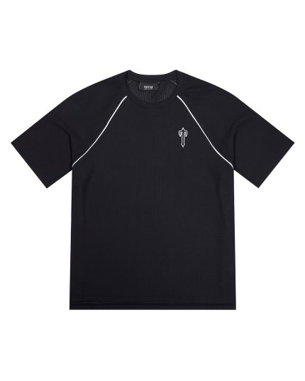 Camiseta Trapstar negra/blanca con diseño minimalista
