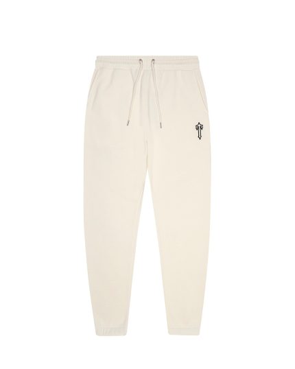 Pantalones deportivos Trapstar Foundation - Natural con logotipo de flecha negra